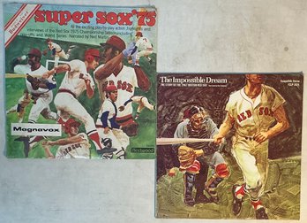 Red Sox Albums The Impossible Dream The Story Of The 1967 Red Sox And Sealed Super Sox 75 Magnavox