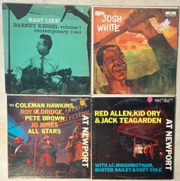 Blues And Jazz Records Barney Kessel Easy Like Josh White Coleman Hawkins All Stars Live At Newport