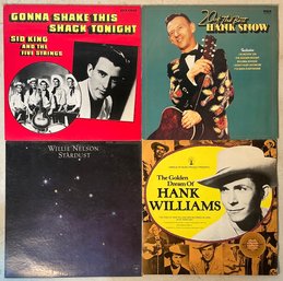 Country Albums  Willie Nelson Stardust Hank Williams Hank Snow Sid King And The Five Strings