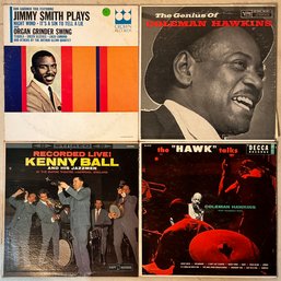 Vintage Jazz Vinyl Coleman Hawkins Jimmy Smith Plays Kenny Ball Verve  Decca Kapp Crown Records