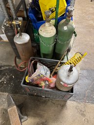 Collection Of Tanks And Welding Tools Etc. WYSIWYG