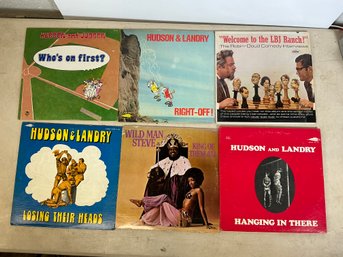 Vintage Comedy Vinyl Albums Hudson And Landry Wild Man Steve Dore Records Raw 7002 Adult Comedy