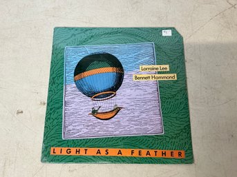 Sealed 1988 Vinyl Record Lorraine Lee And Bennett Hammond Light As A Feather Shanachie 95010