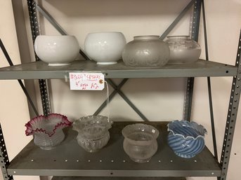 Eight Glass Shades 4' Fitters