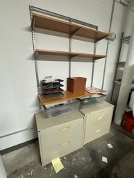 Elfa Shelves W File Cabinets And Office Supplies