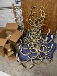 Large Maria Teresa Chandelier Mostly Complete? Mid 20th Century