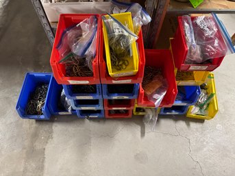 19 Bins Of Chain For Chandeliers Pendants Etc