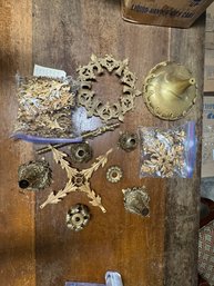 Lot Of High Quality Bronze Chandelier Parts