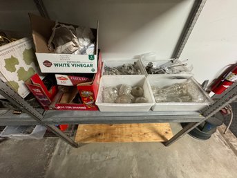 Lot Of Crystal Chandelier Parts Whole Shelf
