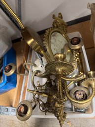 Misc Brass Lamp Sconce Parts