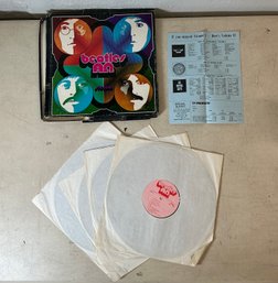 1972 Beatles Alpha Omega Four Record Set Audio Tape Inc ATRBH 33 1/3 RPM