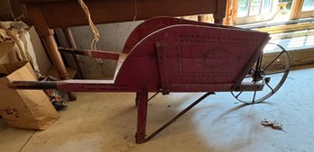 Antique 19th Century Farmers Wheelbarrow