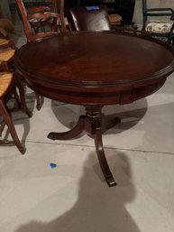 Mahogany Drum Table