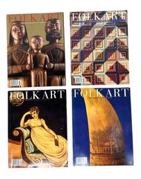 Vintage Folk Art Magazine Full Year For 1996 Volume 21 Number 1 2 3 And 4
