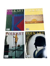 Four Vintage Folk Art Magazines From 1999 2001 And 2002