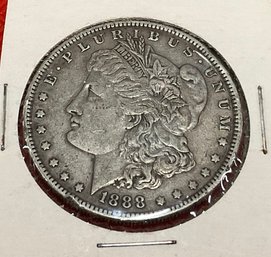 1888 Morgan US Silver Dollar