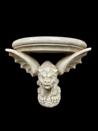 Vintage Plaster Gargoyle Shelf