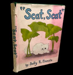 1929 Childrens Book Scat Scat W Dust Jacket