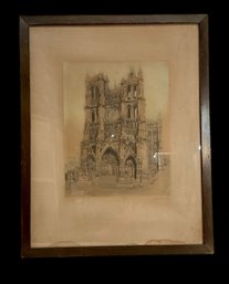 Antique Debucourt Signed Engraving Late 18th C