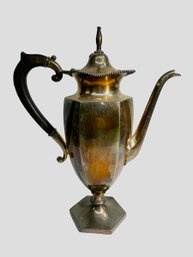 Antique Silver Plate Coffee Pot
