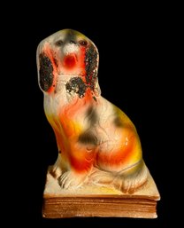 Vintage Chalkware Spaniel