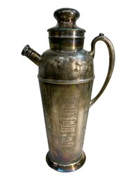 Large Novelty Recipe Bernard Rices Sons Antique  Or  Vintage Cocktail Shaker