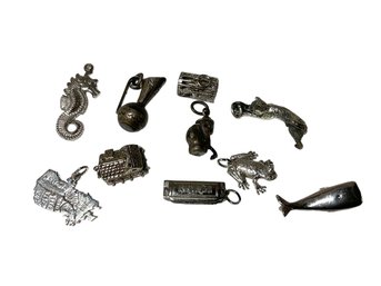 Batch Of Vintage Sterling Silver And Other Charms