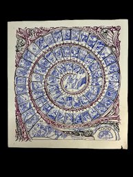 1977 Hippy Silkscreened Goose Game Kathe Harvey