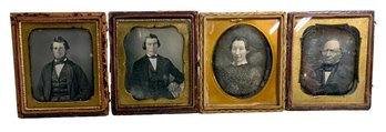 Antique Daguerreotypes Another Lot Of Four Portraits