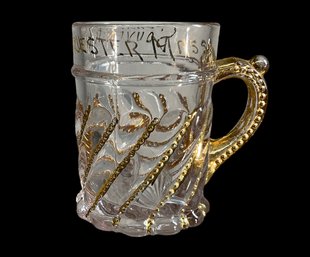 Antique Gloucester MA Painted Miniature Souvenir Mug