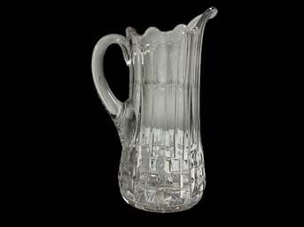 Mid Century Vintage Glass Pitcher