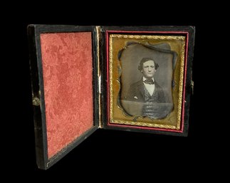 Antique Daguerrotype Civil War Era Portrait