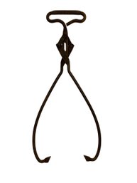 Antique Ice And Coal Tongs Made By The Peoples Ice Co Steel Tool
