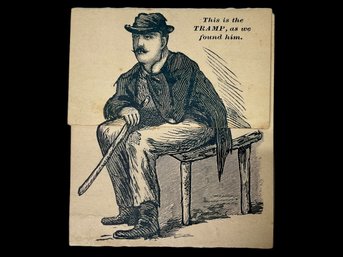 The Tramp Victorian Ad Card Tappan Gloucester MA