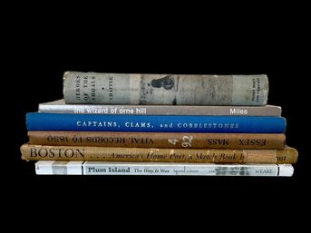 Lot Of Boston/North Shore Vintage And Antique Books