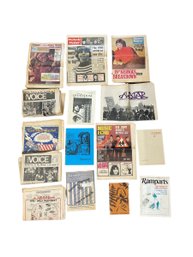 1960s And 1970s Boston Newspapers And Poetry Collections Village Voice 1969 Record Mirror Stones Melody Maker