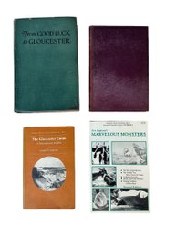 Lot Of Vintage Antique Gloucester MA And New England Books Marvelous Monsters Cryptozoology History Etc