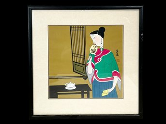 Hu Yongkai B.1945 Chinese Watercolor/guoache Painting