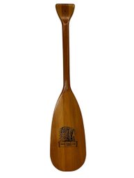 Vintage Canoe Town USA Small Wooden Paddle 29.5 Inches Long