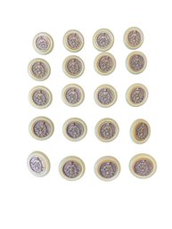 Vintage Mighty Mac Gloucester MA  Man At The Wheel Buttons Set Of 20