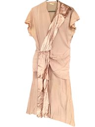 Highlight Fashion Original 1940s Silk Dress With Sash