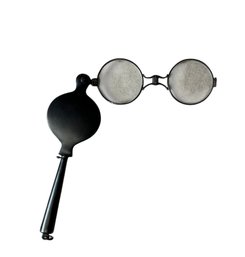 Vintage Pair Of Folding Spring Loaded Lorgnettes Marked Germany