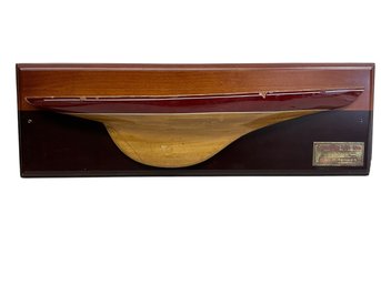 Decorative Half Hull Wall Hanging Of The Columbia 1901 USA Herreshoff