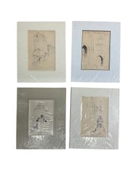 William Dow (1891-1973) Four Ink Sketches Of England And European Scenes