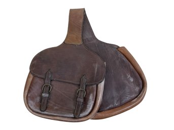 Antique Or Vintage Leather Saddle Bags