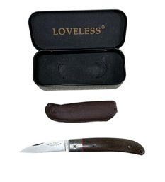 Lone Wolf Knives R W Loveless Design City Knife Folding Pocket Knife Non-locking