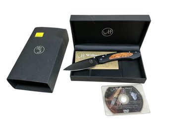 William Henry Studio E10-2 Folding Pocket Knife In Original Box