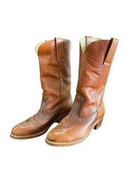 Pair Of Vintage Mens Dexter Leather Cowboy Boots Size 9M