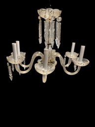 Glass Chandelier As Found With Extra Stems