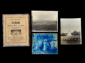 Glass Negative Plates Civil War Monuments Etc